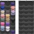 BiCINE Hat Rack for Baseball Caps, 24 Pocket Over the Door Hat Organizer with 3 Hooks, Hat Holder for Door with Large Clear Pockets, Hat Storage to Protect and Display, Black - 1 Pack