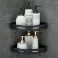 Adhesive Corner Shelf Bathroom Shower Caddy Organizer for Kitchen Toilet No Drilling 2-Tier Bathroom Corner Shelves Shower Caddies