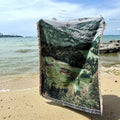 Jacquard woven thickened sofa blanket
