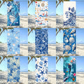 Summer Blue Ocean Wind Fast Drying Absorbent Bath Towel