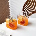 Glass tote bag for fruit tea