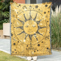 Jacquard woven thickened sofa blanket