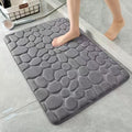Pebble-patterned cross-border floor mat, embossed floor mat, bathroom shower area anti-slip and absorbent mat, toilet entrance anti-slip mat.
