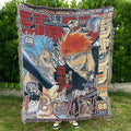 Jacquard woven thickened sofa blanket