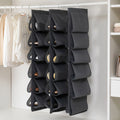 12-compartment hanging shoe storage bag, wall-mounted bag for clothes, multi-layer wardrobe shoe rack, three-dimensional hanging door storage bag
