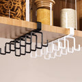 Hanging hooks for home kitchens, no drilling required, multi-functional cup holders, water cup racks, cabinet organizers.