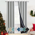 Precision finished blackout curtains