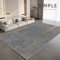 Large-area carpet for living room, full coverage, absorbent, stain-resistant, and non-slip mat.