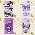 Kuromi Beach Towel Purple Cartoon Bath Towel Cute Sanrio Beach Towel Quick Drying