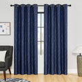 Precision finished blackout curtains