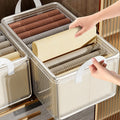 Transparent PVC dustproof clothing storage box