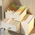 Foldable dustproof underwear storage box for bedroom
